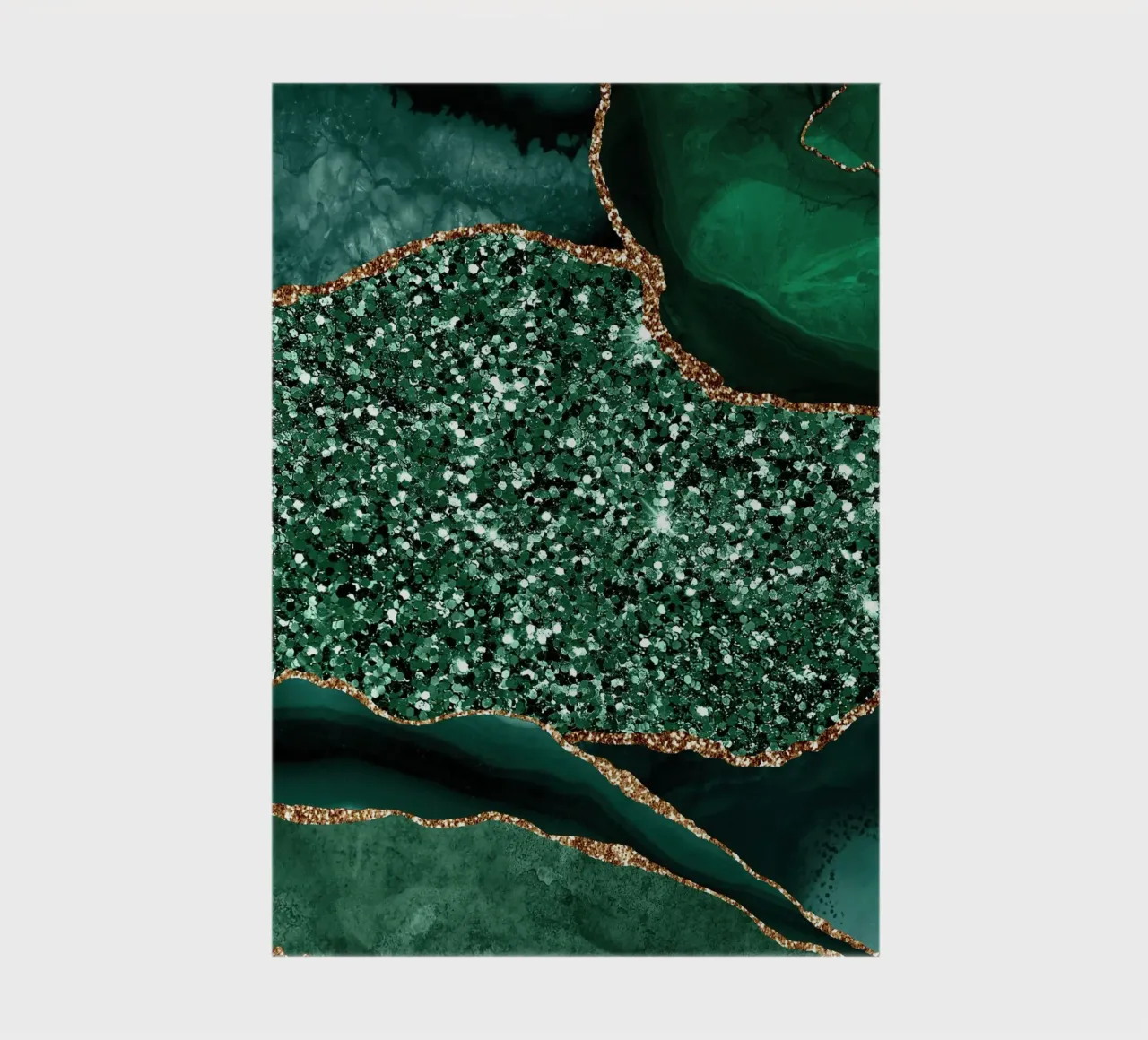 Agate Glitter Ocean Texture 13 notebook by Gemstone Textures