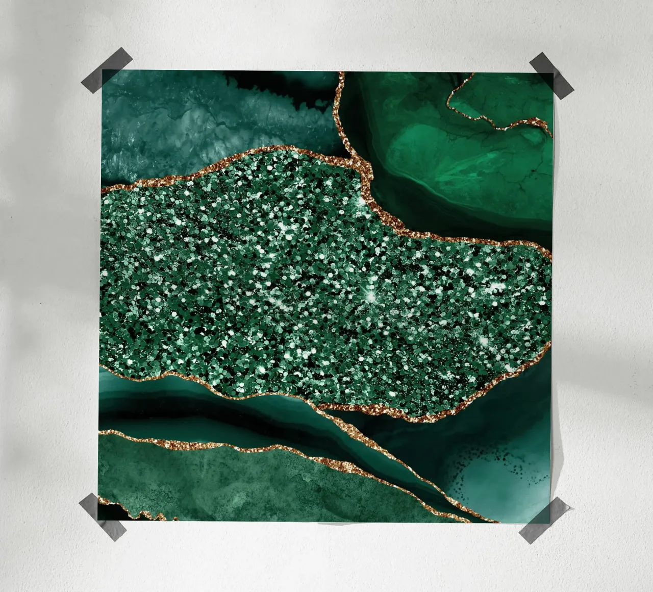 Agata Glitter Ocean Texture 13 carta hahnemühle da Gemstone Textures
