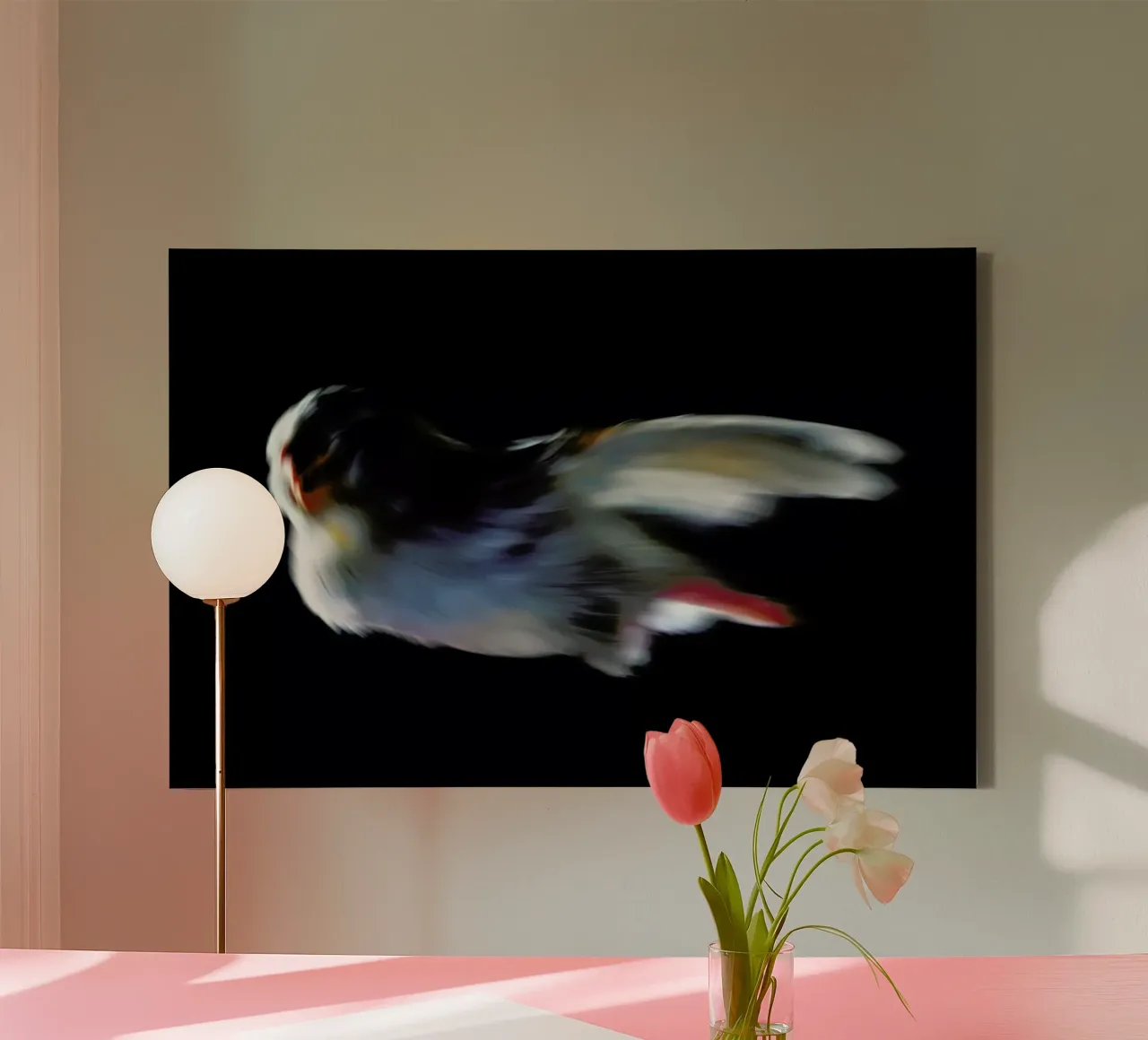 Birds Everywhere 15 canvas by Günther Egger