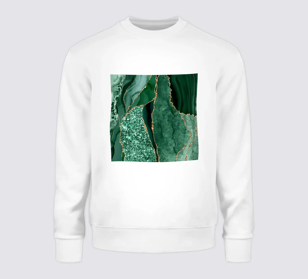 Agata Glitter Ocean Texture 14 felpa da Gemstone Textures