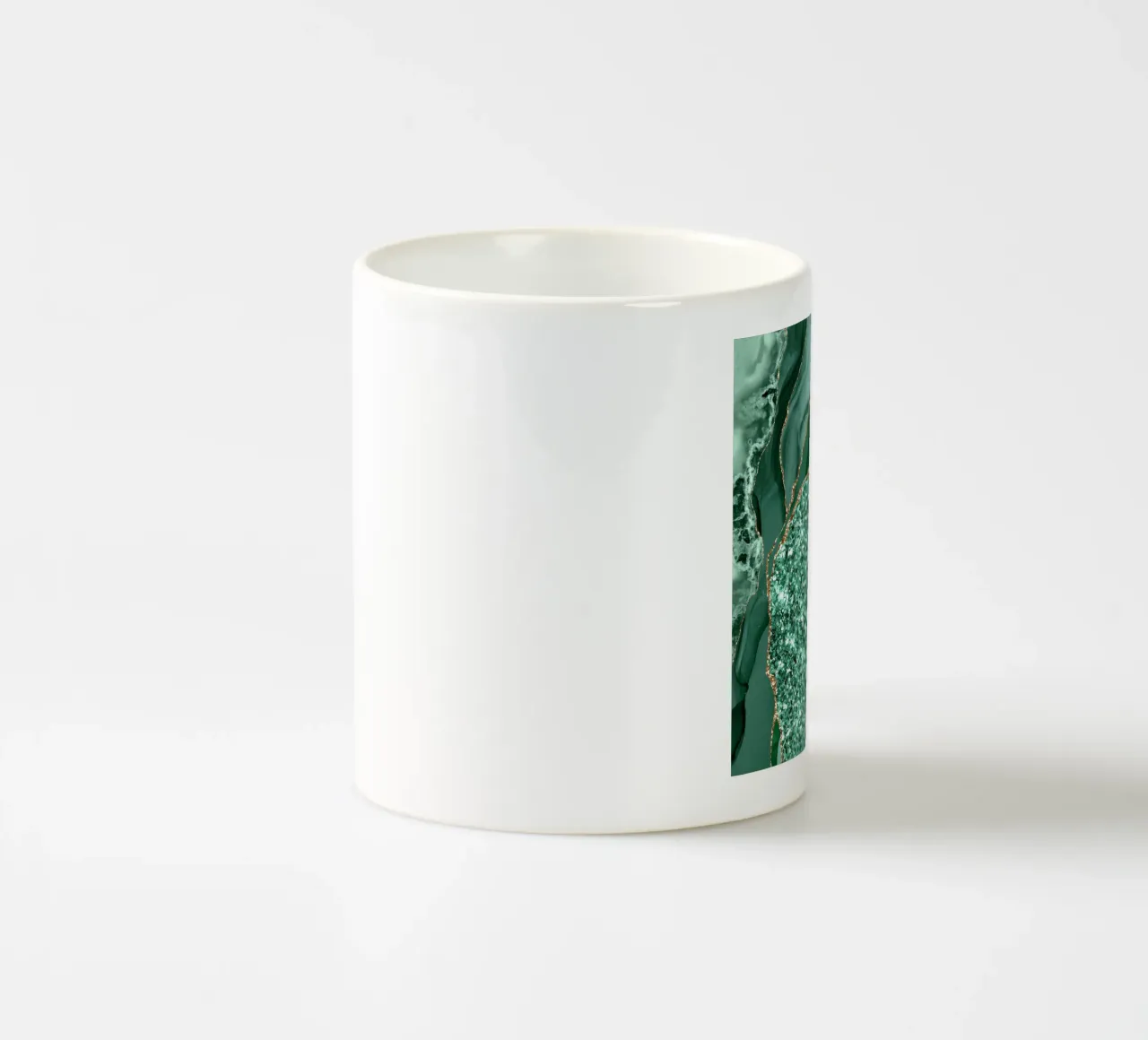 Agata Glitter Ocean Texture 14 tazza in ceramica da Gemstone Textures