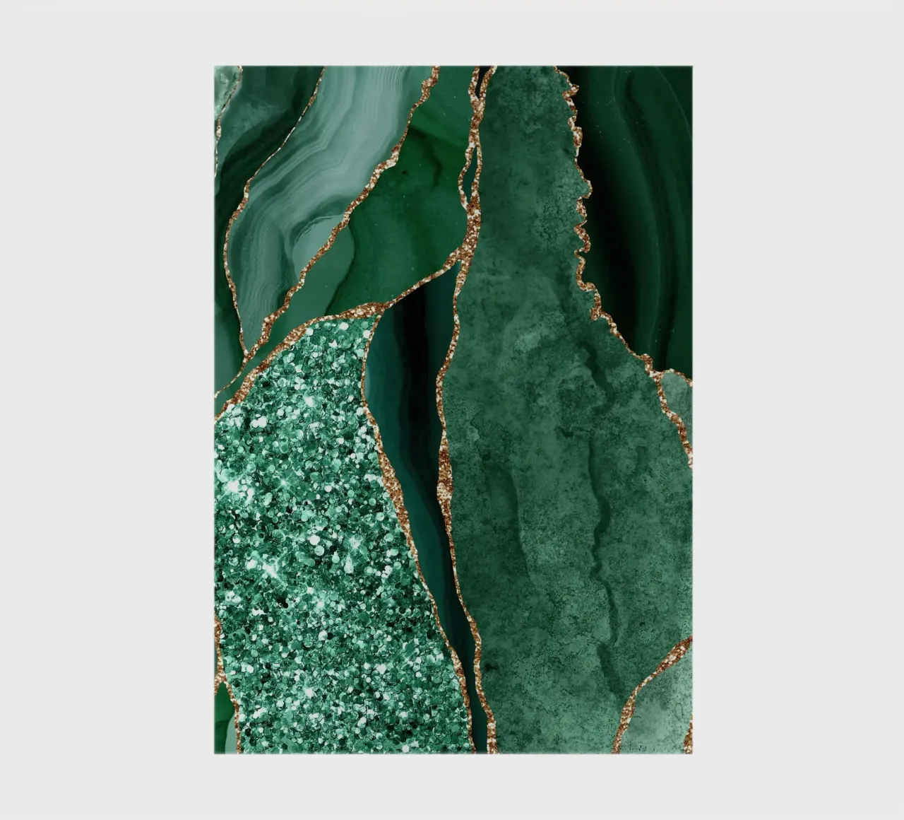 Agate Glitter Ocean Texture 14 notebook by Gemstone Textures