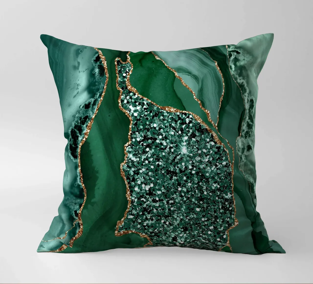Agata Glitter Ocean Texture 15 cuscino da Gemstone Textures