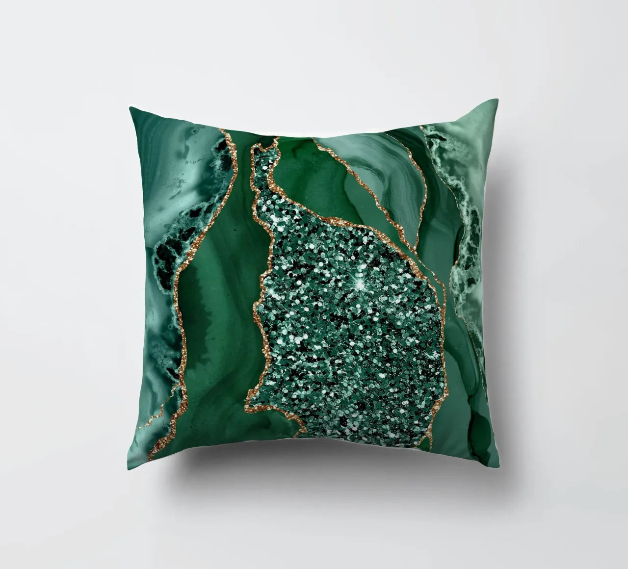 Agata Glitter Ocean Texture 15 cuscino da Gemstone Textures