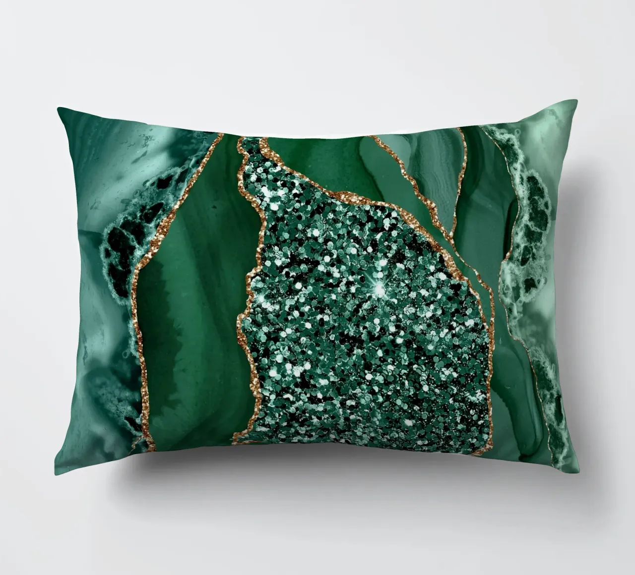 Agata Glitter Ocean Texture 15 cuscino da Gemstone Textures