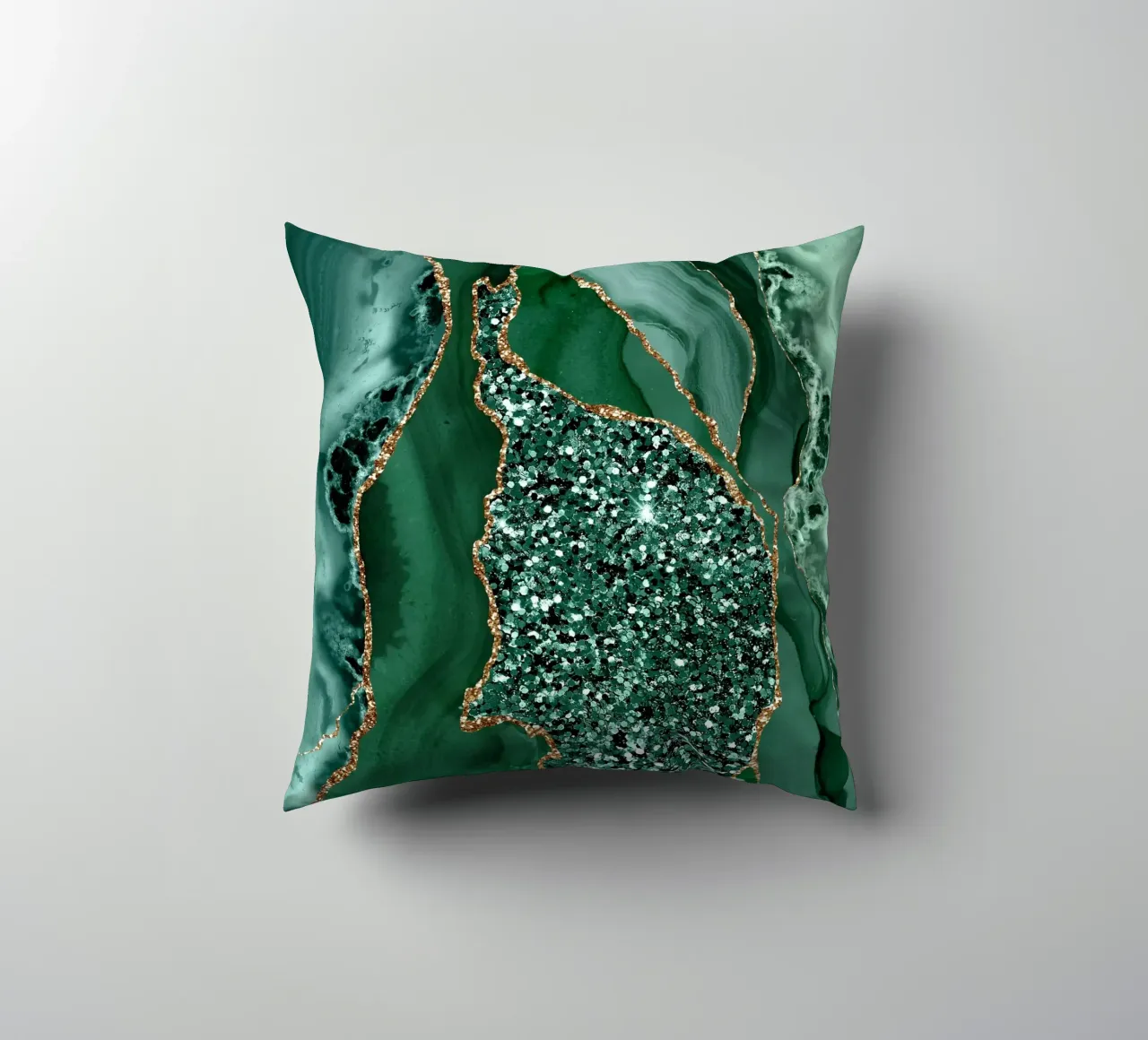 Agata Glitter Ocean Texture 15 cuscino da Gemstone Textures