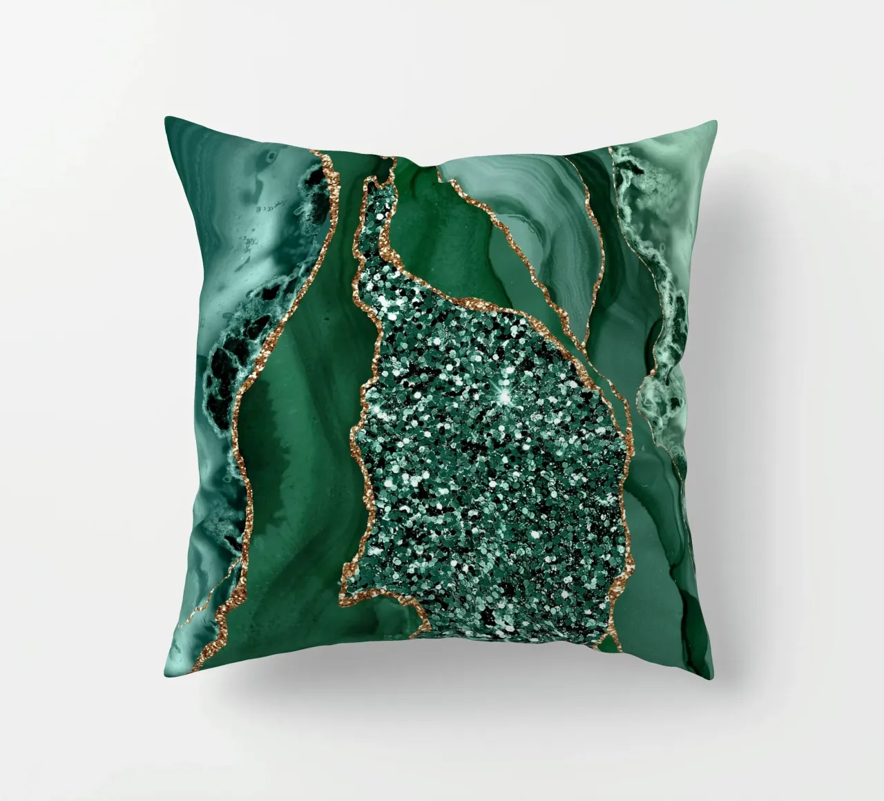 Agata Glitter Ocean Texture 15 cuscino da Gemstone Textures