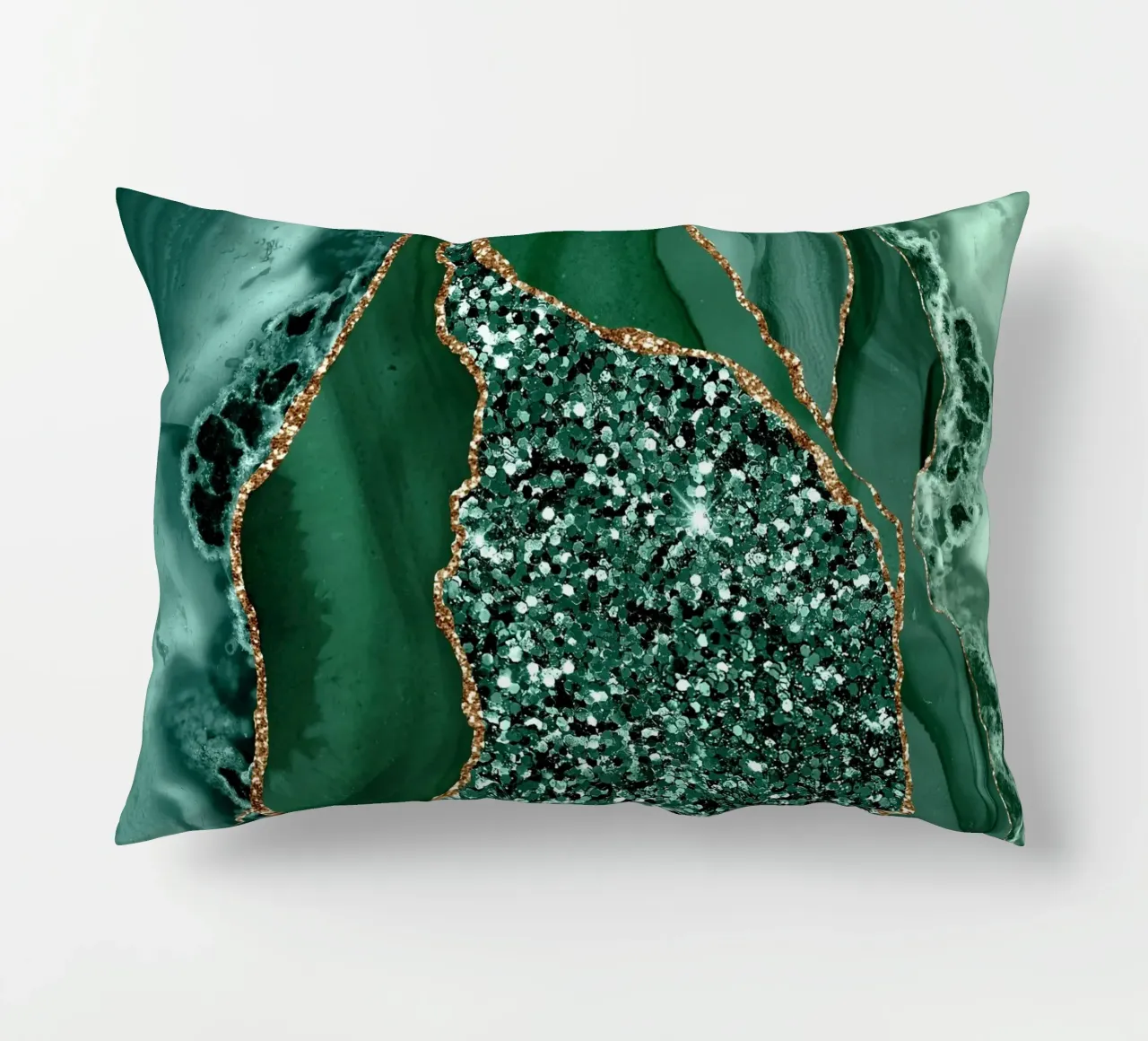 Agata Glitter Ocean Texture 15 cuscino da Gemstone Textures