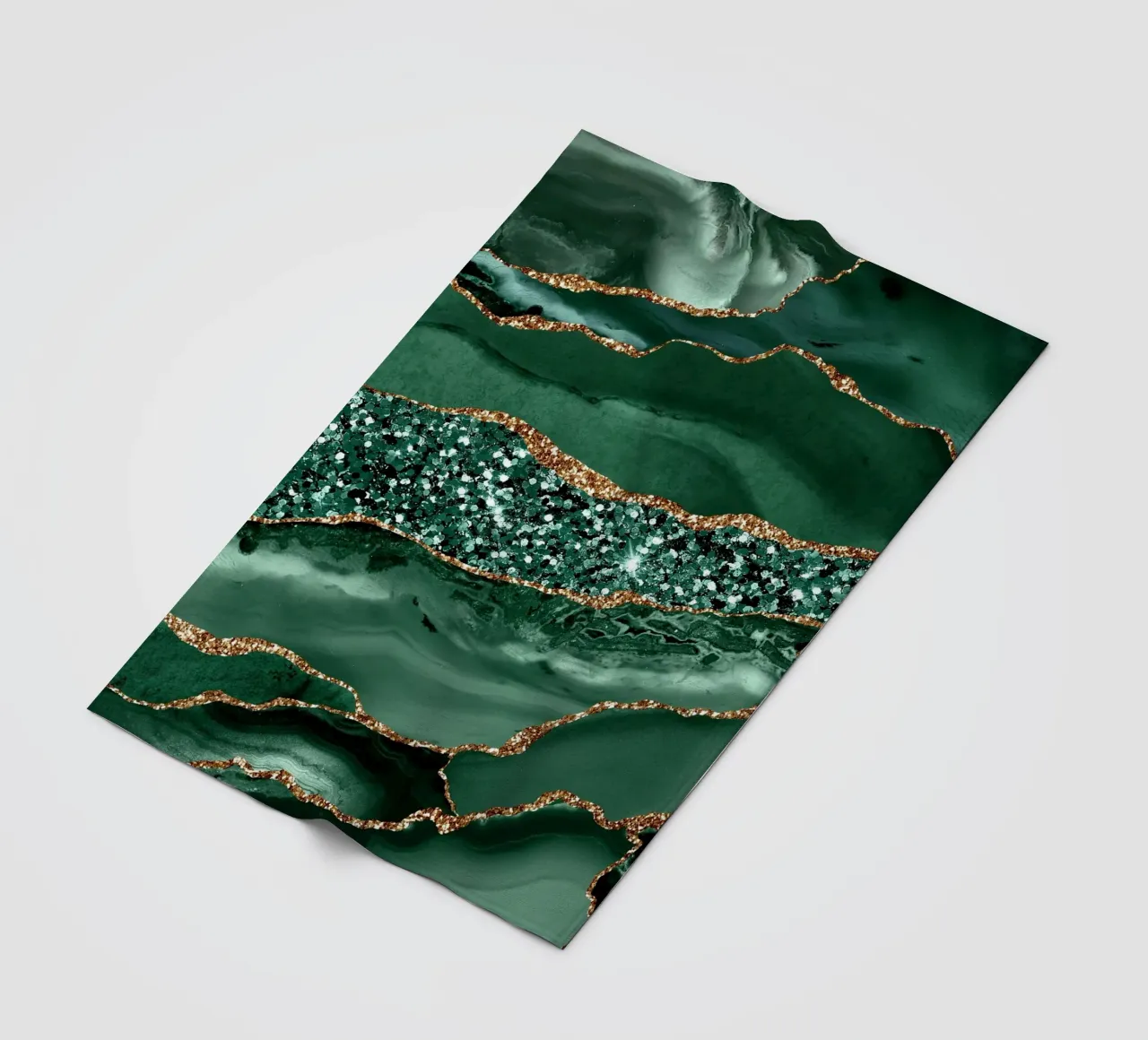 Agata Glitter Ocean Texture 16 coperta in pile da Gemstone Textures