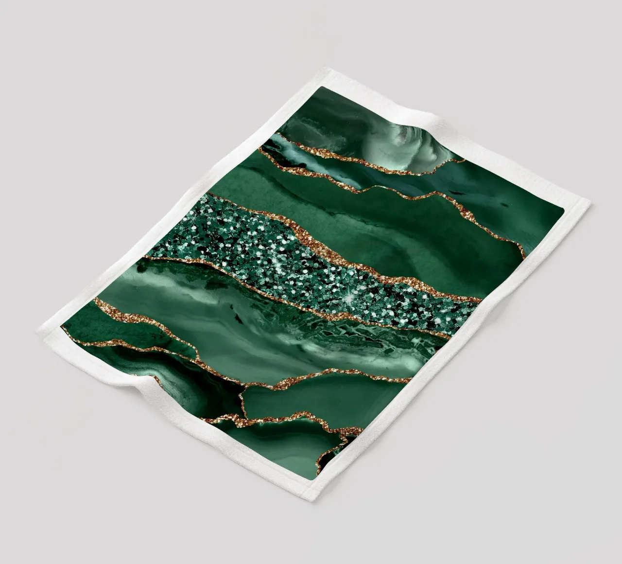 Agata Glitter Ocean Texture 16 coperta in pile da Gemstone Textures