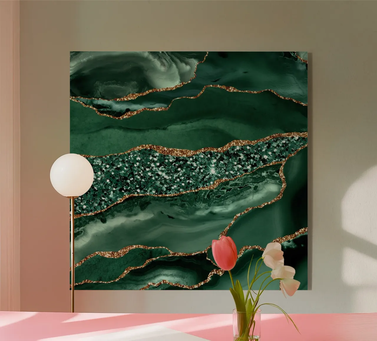 Agata Glitter Ocean Texture 16 plexiglass da Gemstone Textures