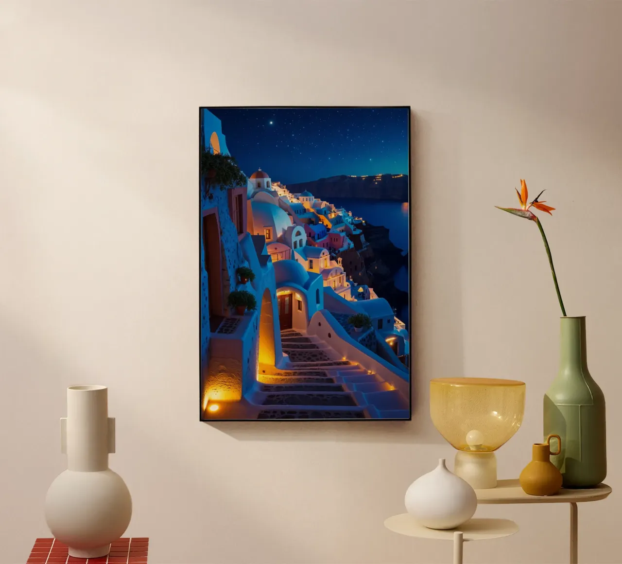 Santorini's Milky Way Masterpiece plexiglass da AlbertKlee