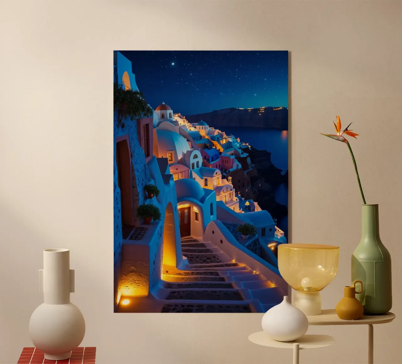 Santorini's Milky Way Masterpiece plexiglass da AlbertKlee