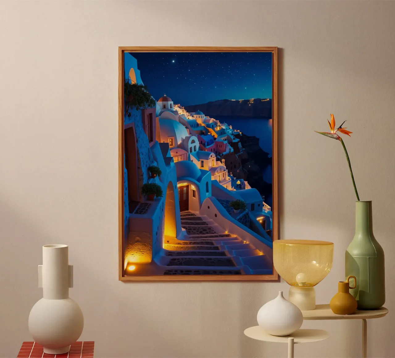 Santorini's Milky Way Masterpiece alluminio dibond da AlbertKlee