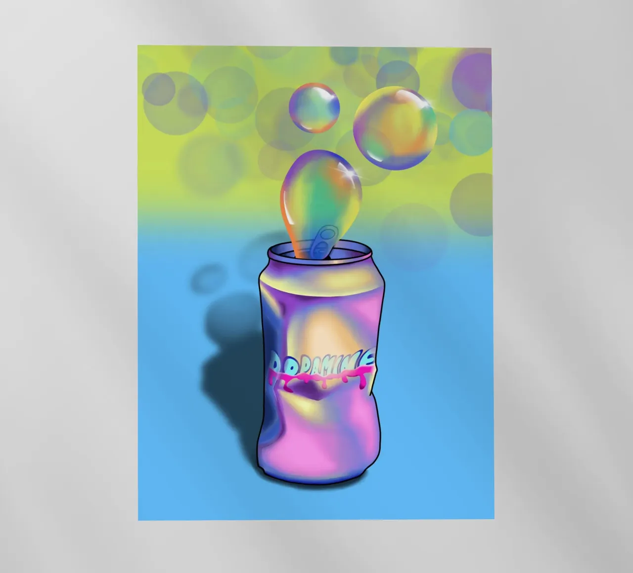DRINK DOPAMINE pellicola backlit da LAUSEMIA DESIGN STUDIO