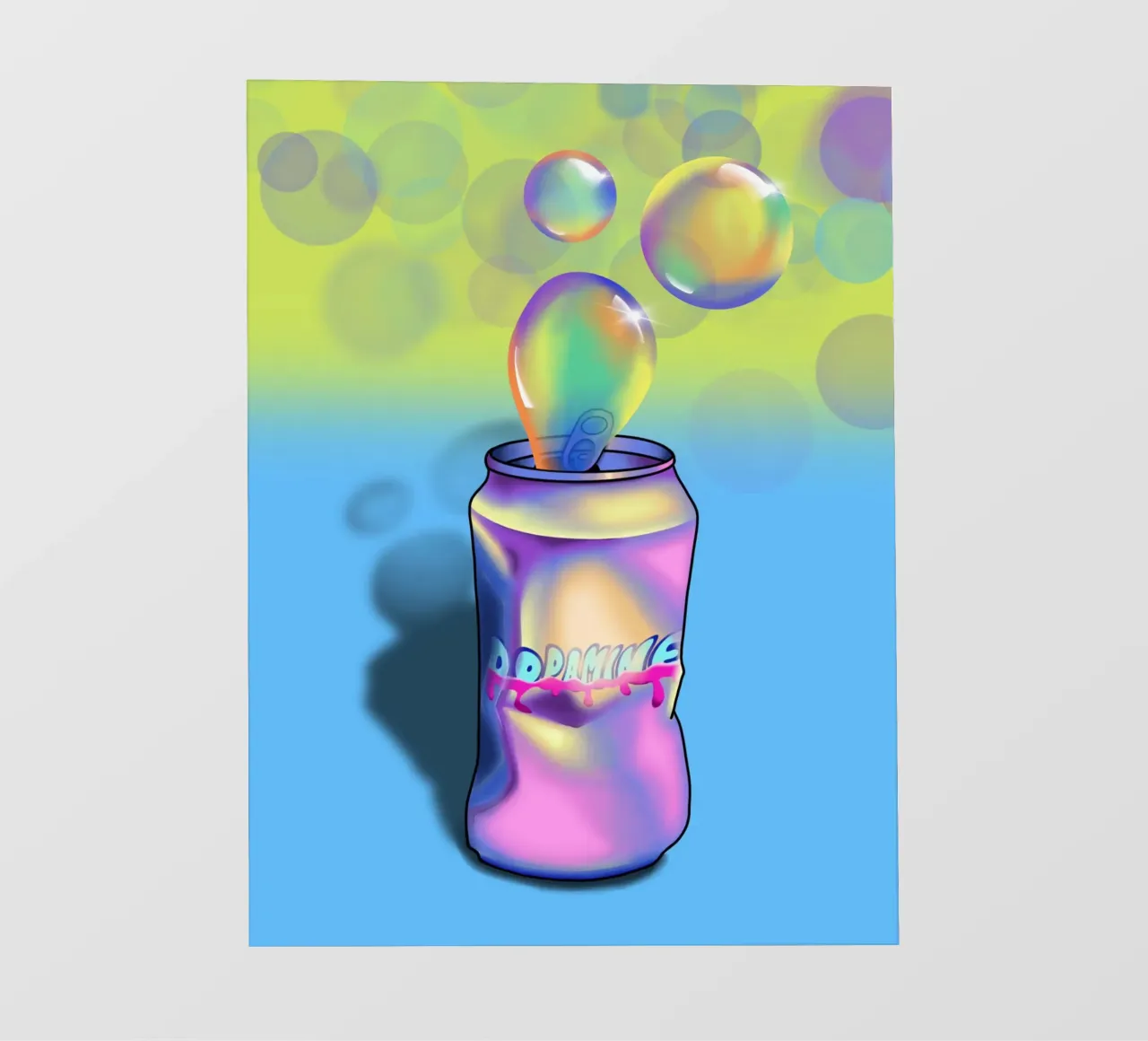 DRINK DOPAMINE pellicola backlit da LAUSEMIA DESIGN STUDIO