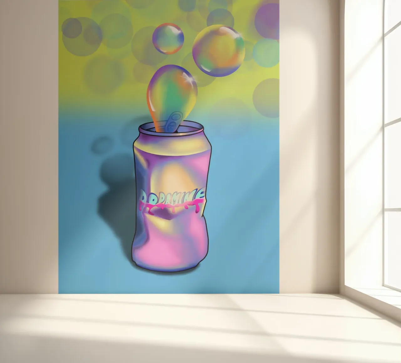 DRINK DOPAMINE papier peint photo de LAUSEMIA DESIGN STUDIO