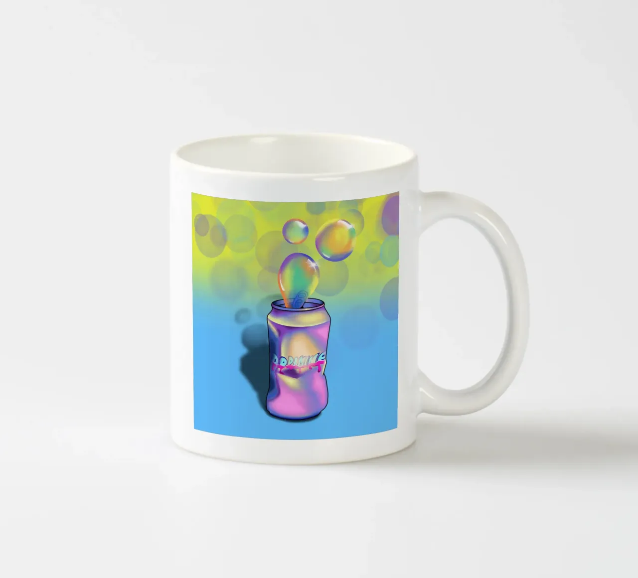 DRINK DOPAMINE tazza in ceramica da LAUSEMIA DESIGN STUDIO