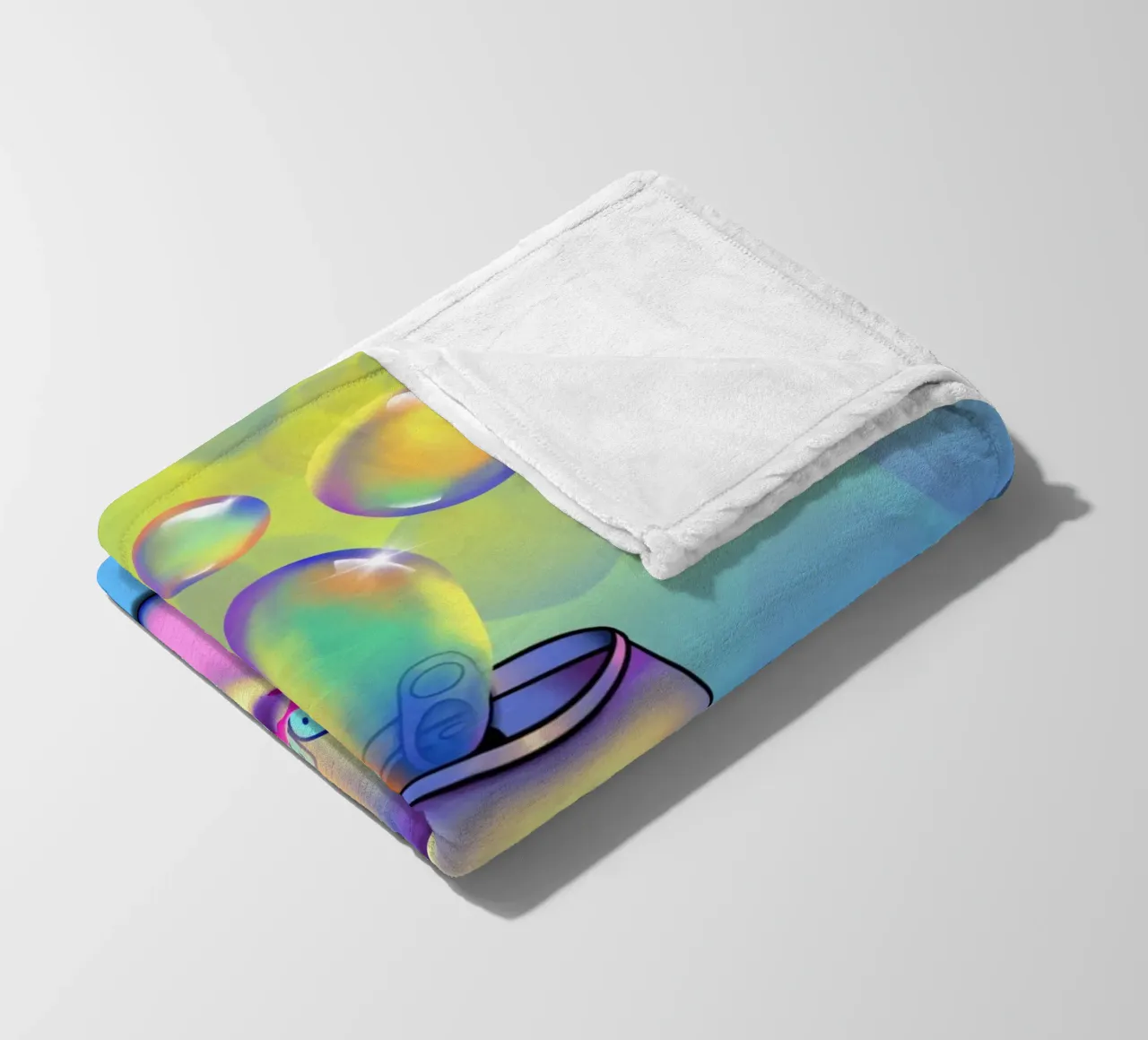 DRINK DOPAMINE coperta in pile da LAUSEMIA DESIGN STUDIO