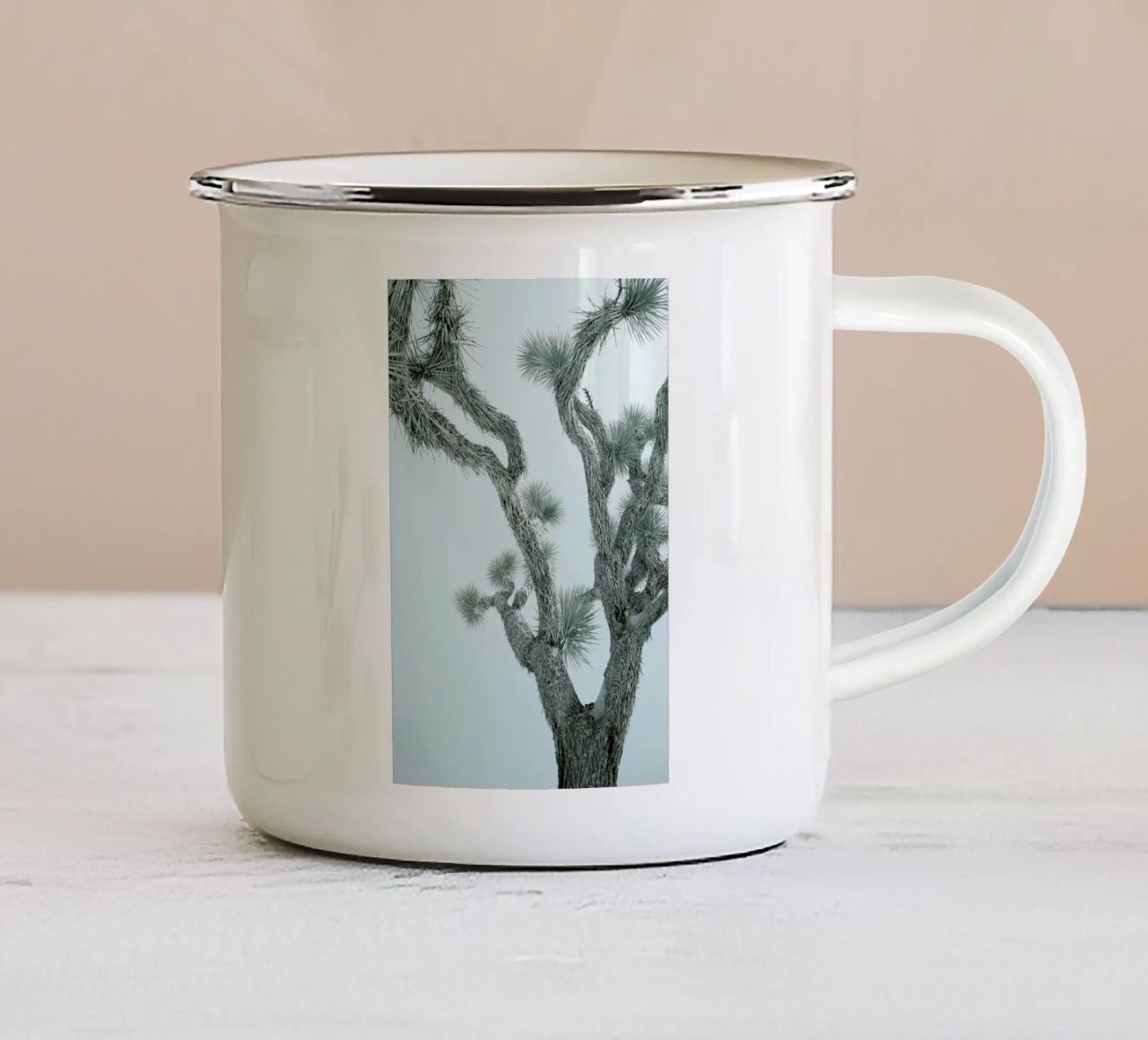 Joshua Tree tazza in smalto da Shot By Clint