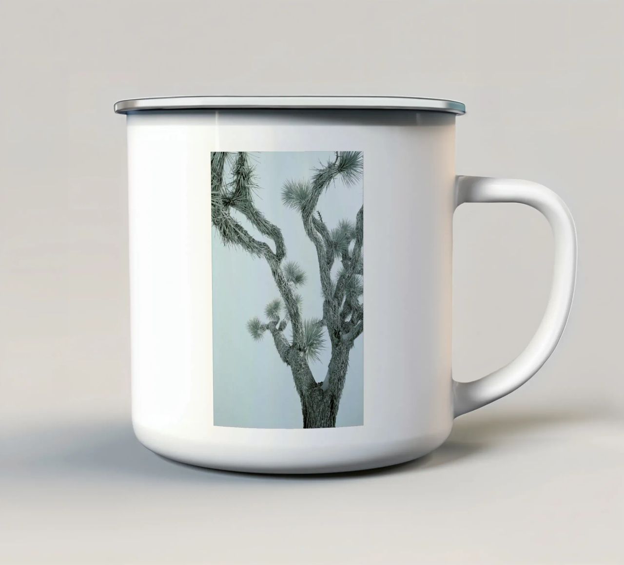 Joshua Tree tazza in smalto da Shot By Clint