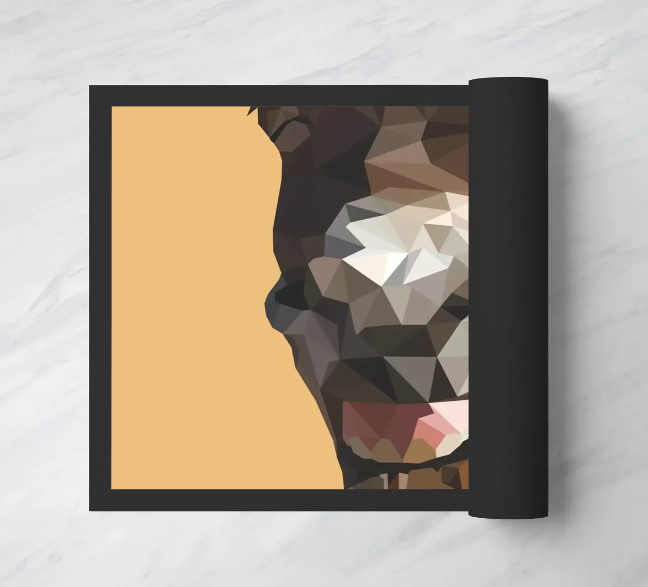 life is short smile with you teeth zerbino da Low poly art