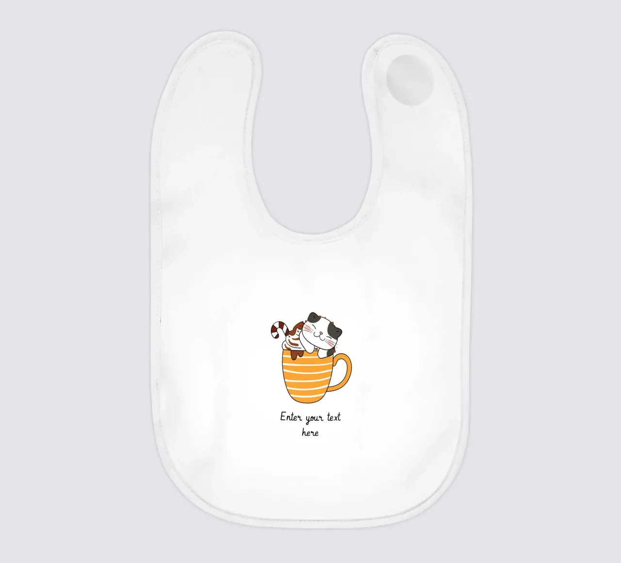 Whisker Whimsy Babylätzchen von Doodle Dreams Art
