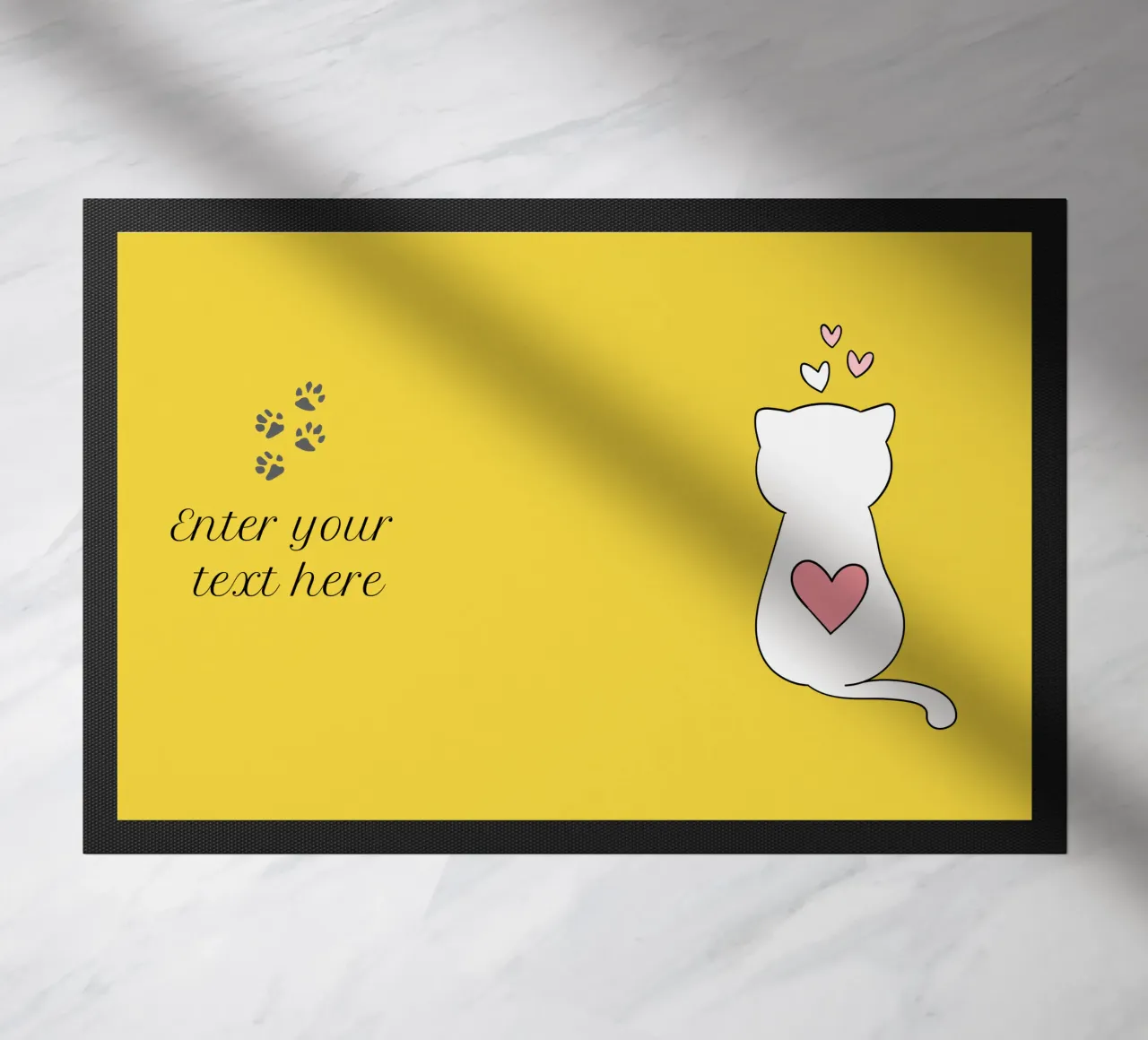Capriccio dei baffi zerbino da Doodle Dreams Art