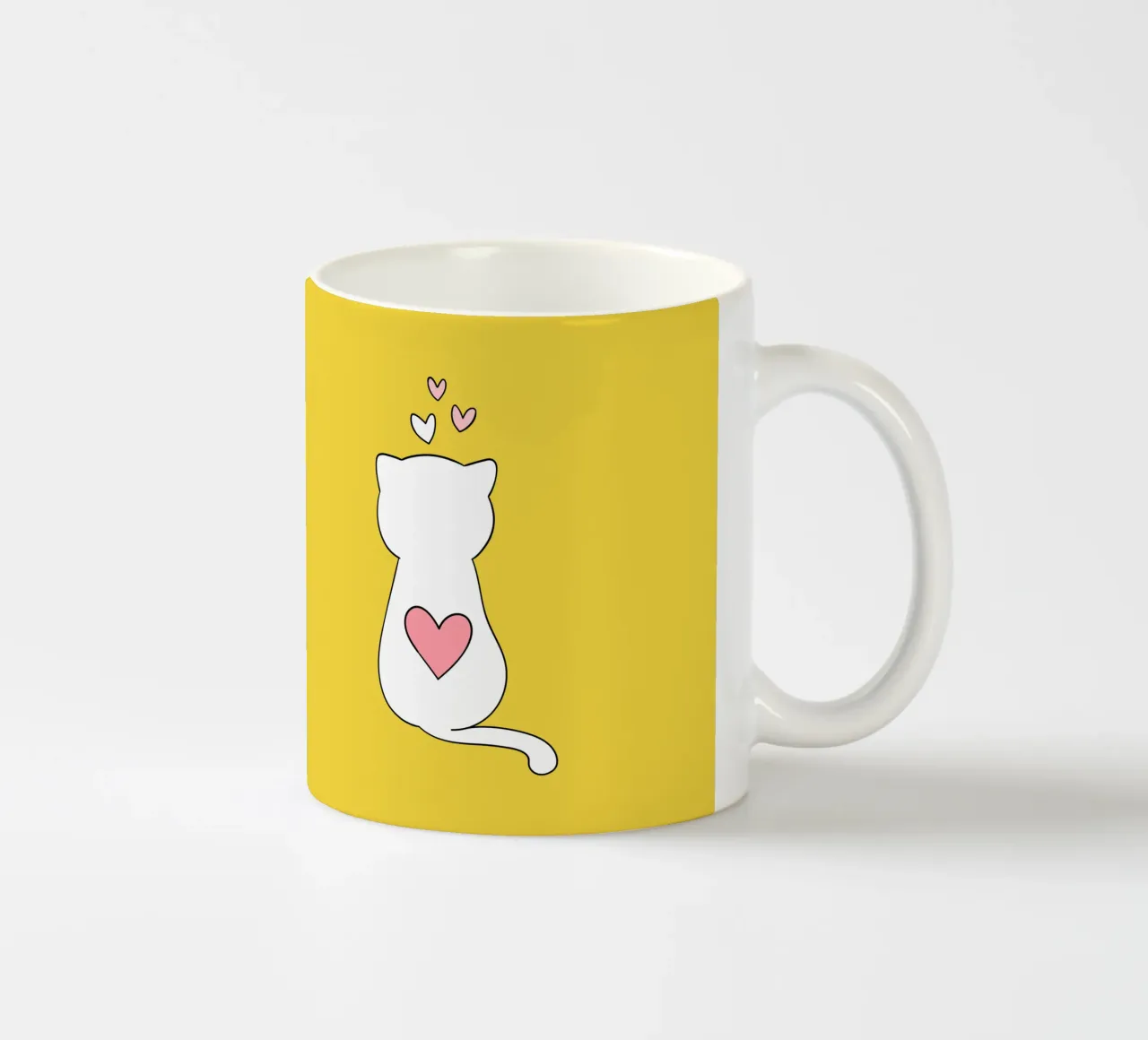 Capriccio dei baffi tazza in ceramica da Doodle Dreams Art