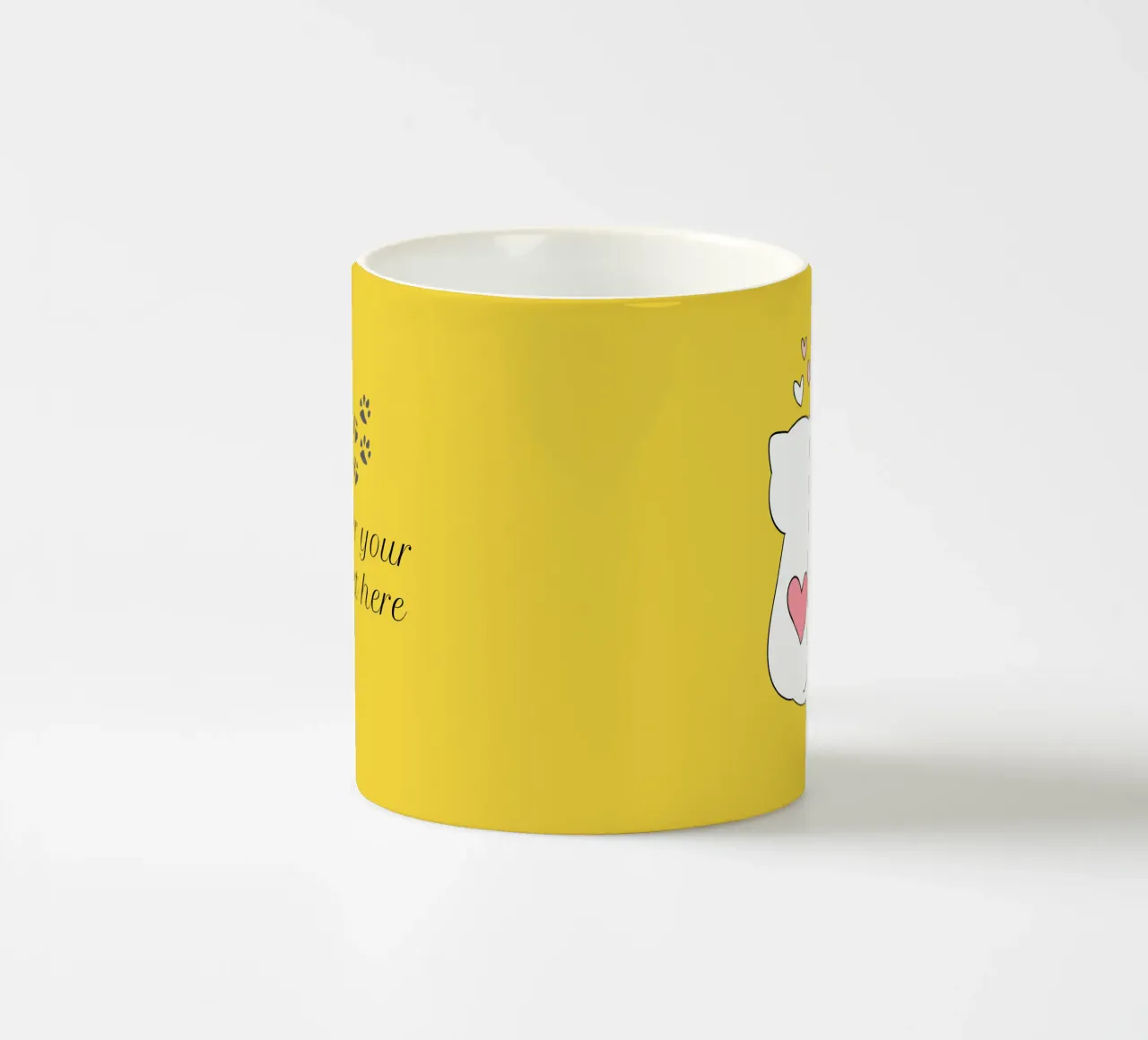 Capriccio dei baffi tazza in ceramica da Doodle Dreams Art