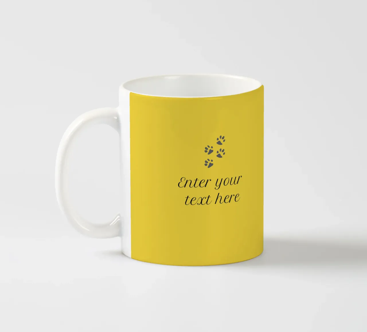 Capriccio dei baffi tazza in ceramica da Doodle Dreams Art