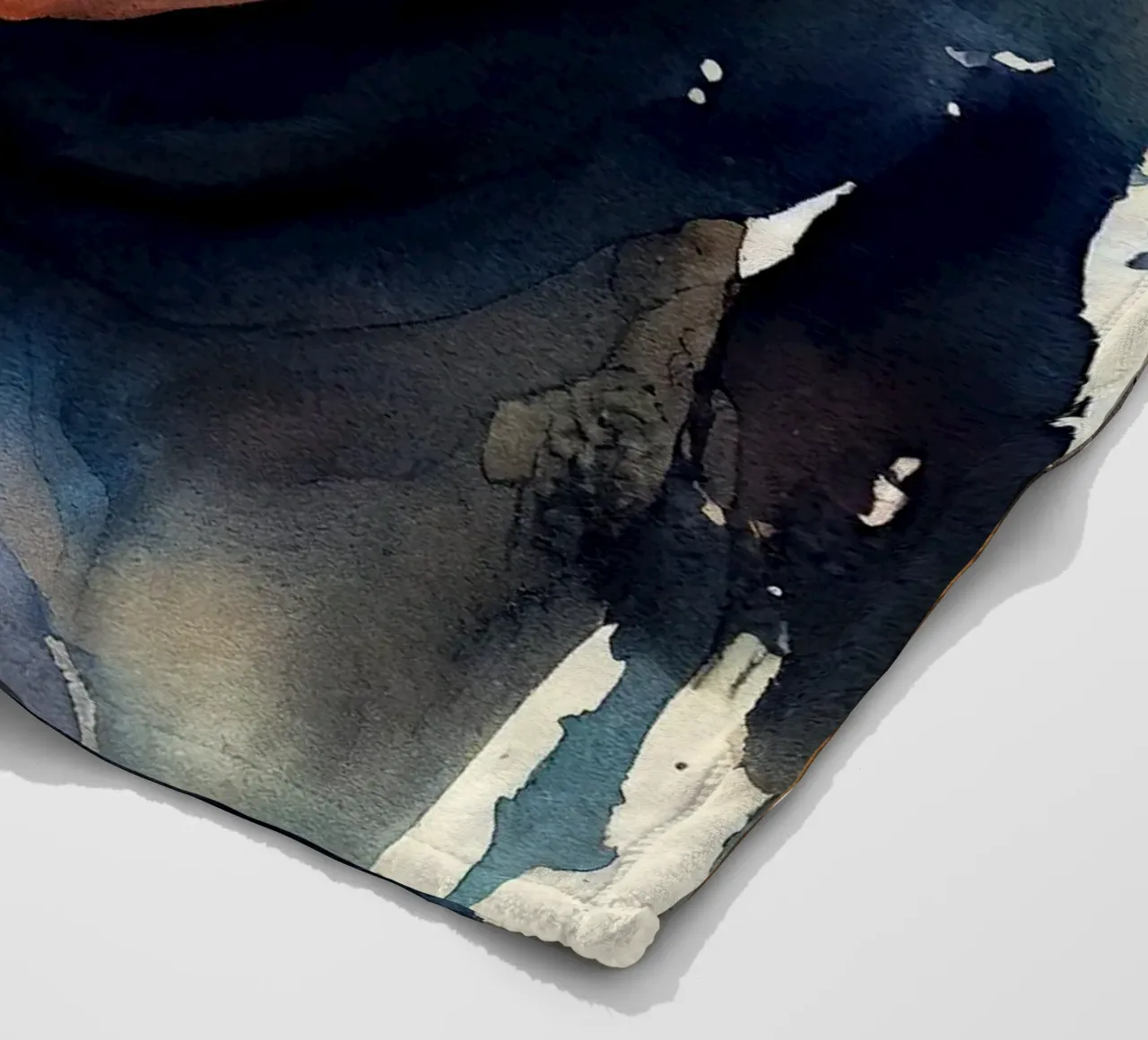 Acquerello Donna Tuareg coperta in pile da Chromatic Fusion Studio