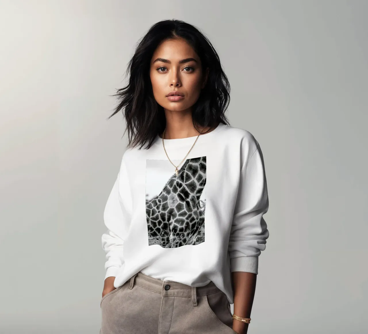 Giraph detail felpa da Shot By Clint