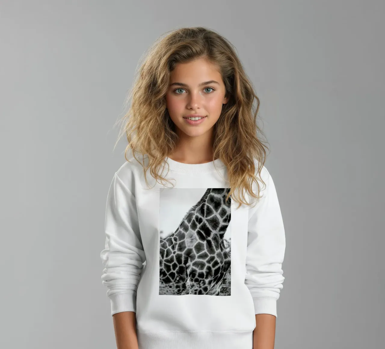 Giraph detail felpa bambino da Shot By Clint