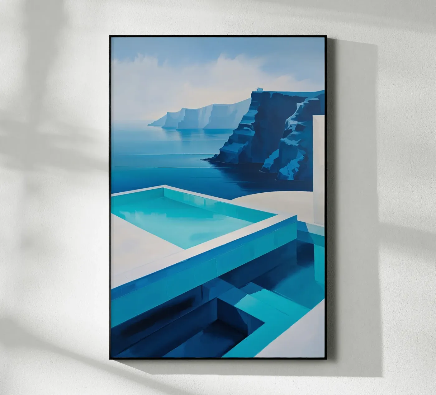 Abstract cliffs and infinity edge plexiglass da AlbertKlee