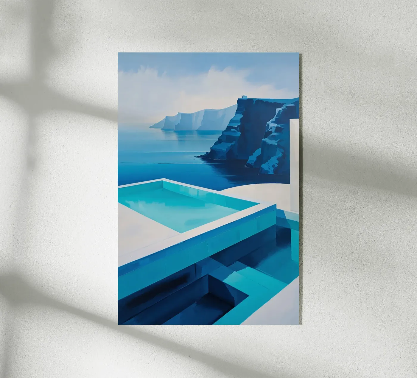 Abstract cliffs and infinity edge plexiglass da AlbertKlee