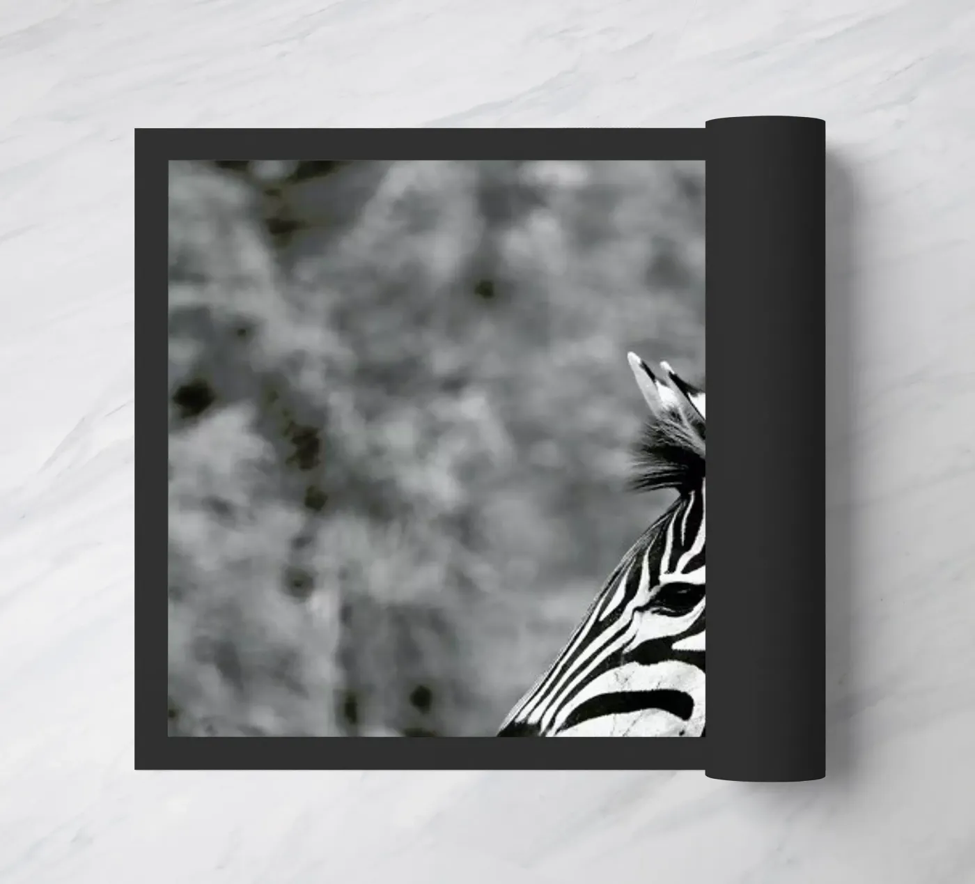 Zebra doormat by Shot By Clint