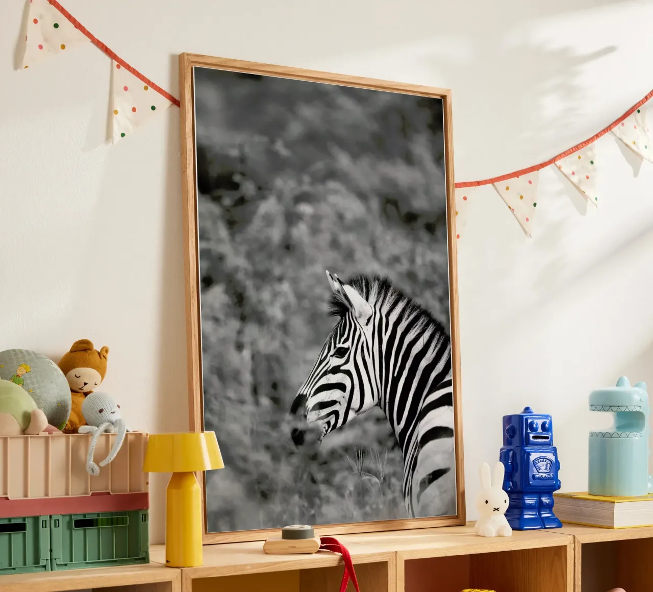 Zebra acryl van Shot By Clint