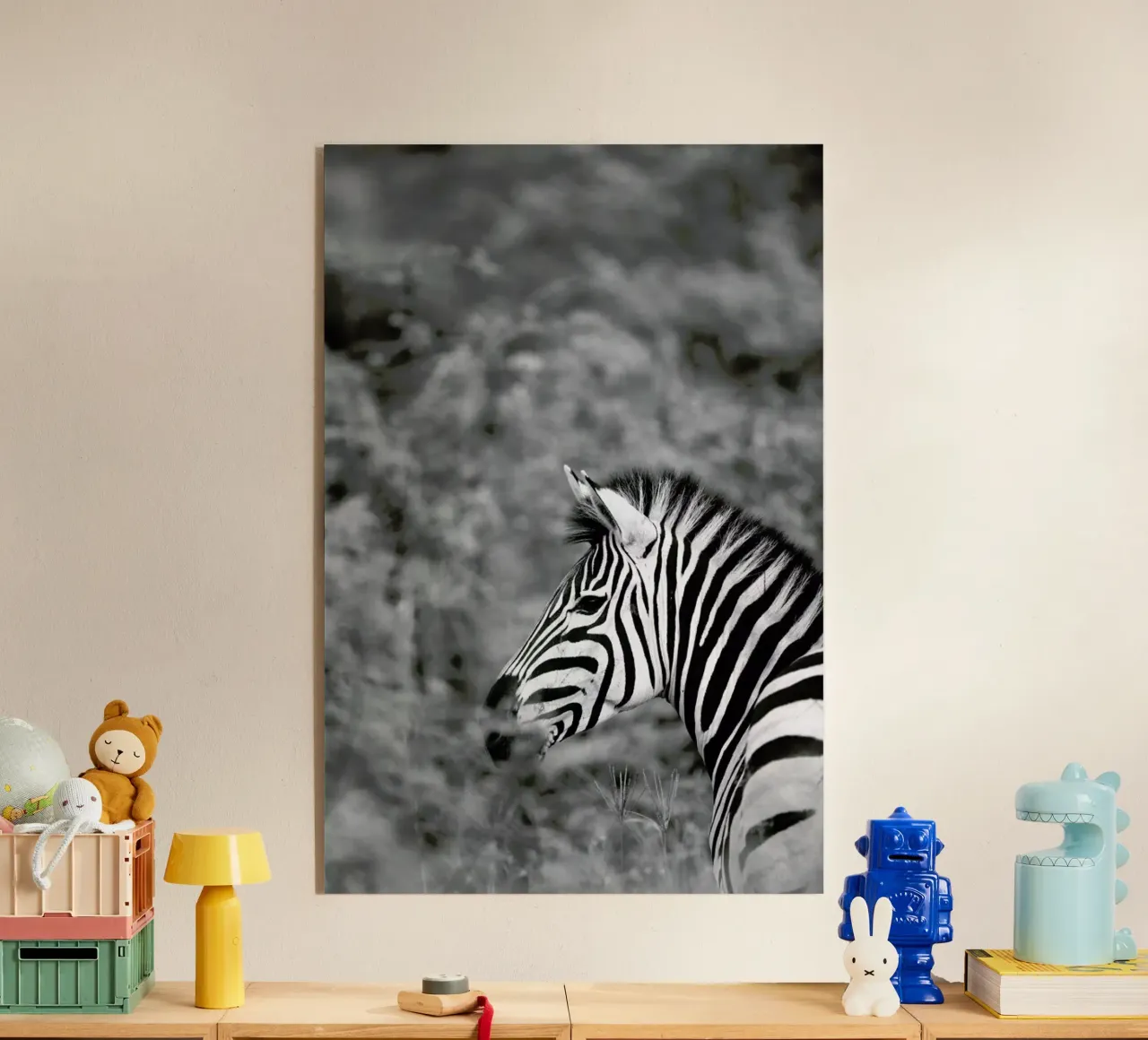 Zebra acryl van Shot By Clint