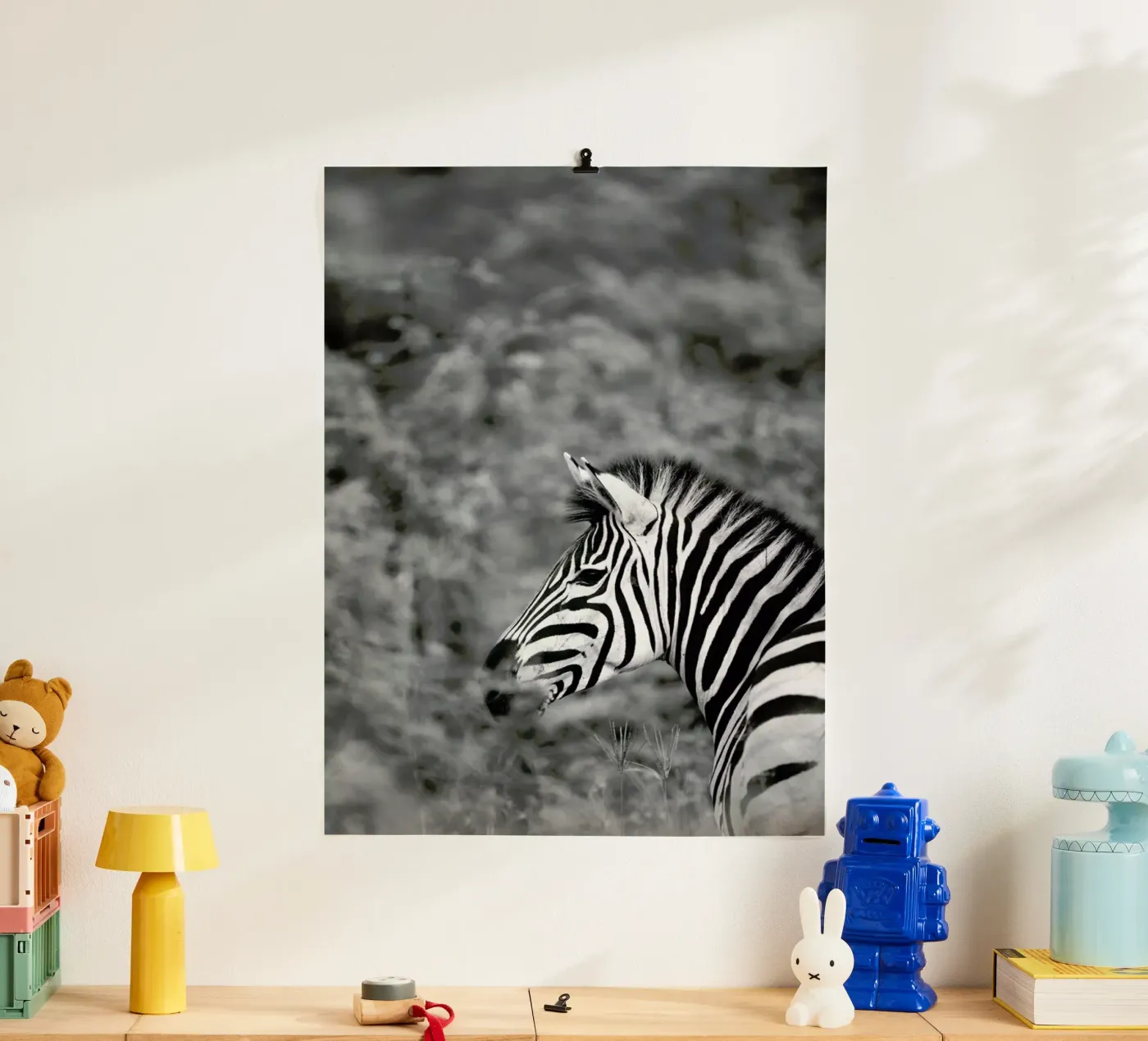 Zebra poster by Shot By Clint