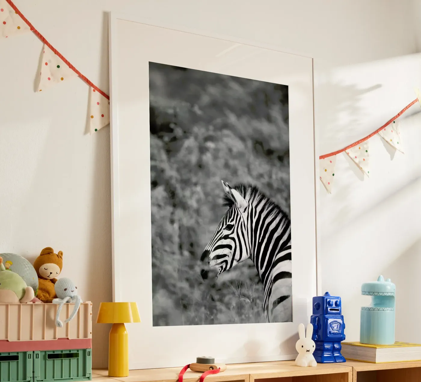 Zebra poster by Shot By Clint