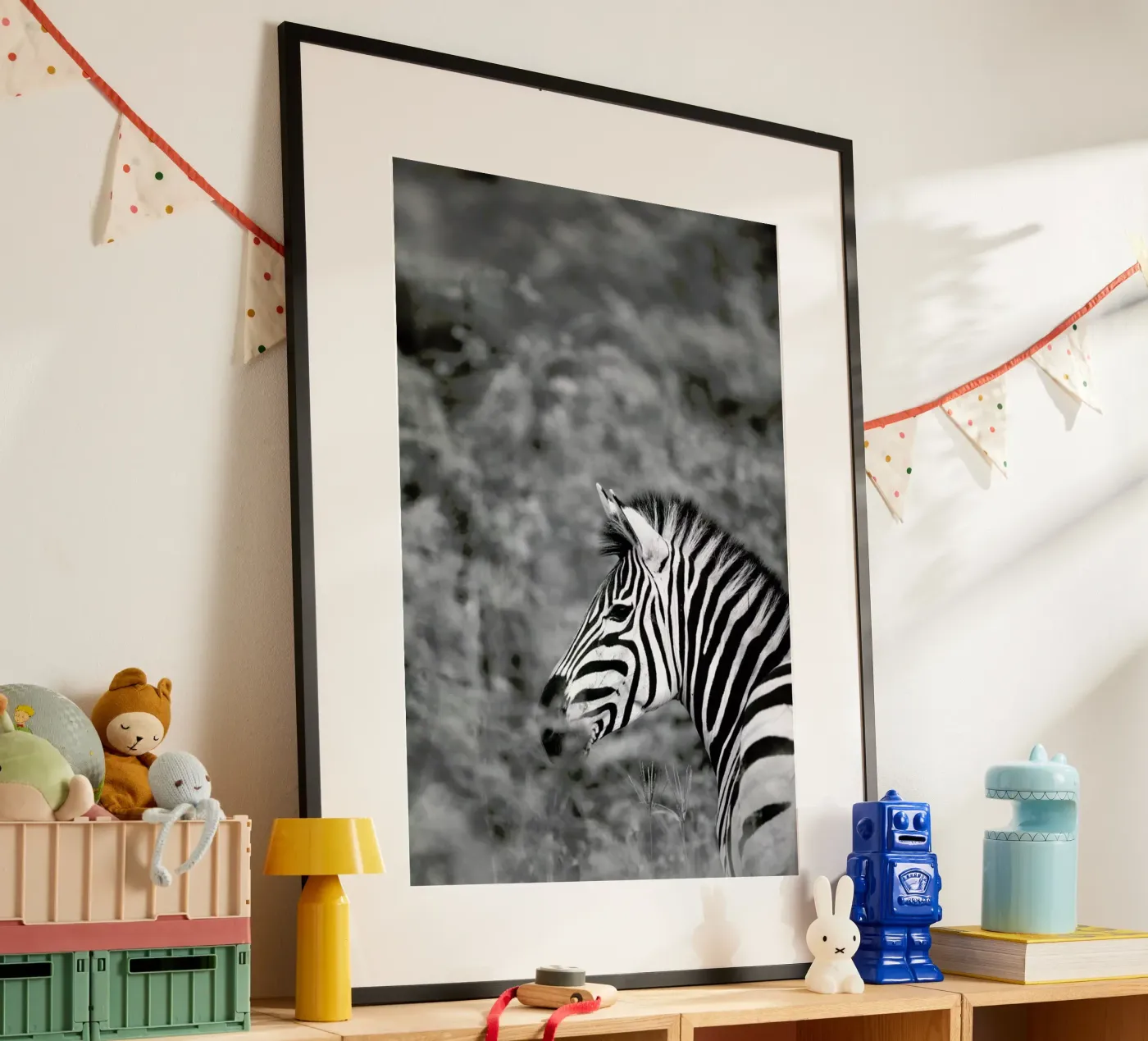 Zebra poster by Shot By Clint