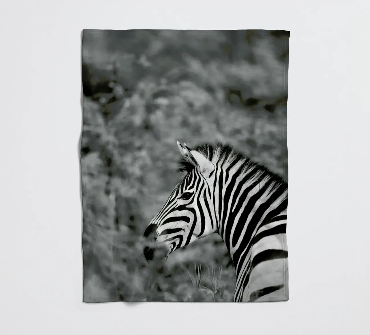 Zebra Fleecedecke von Shot By Clint