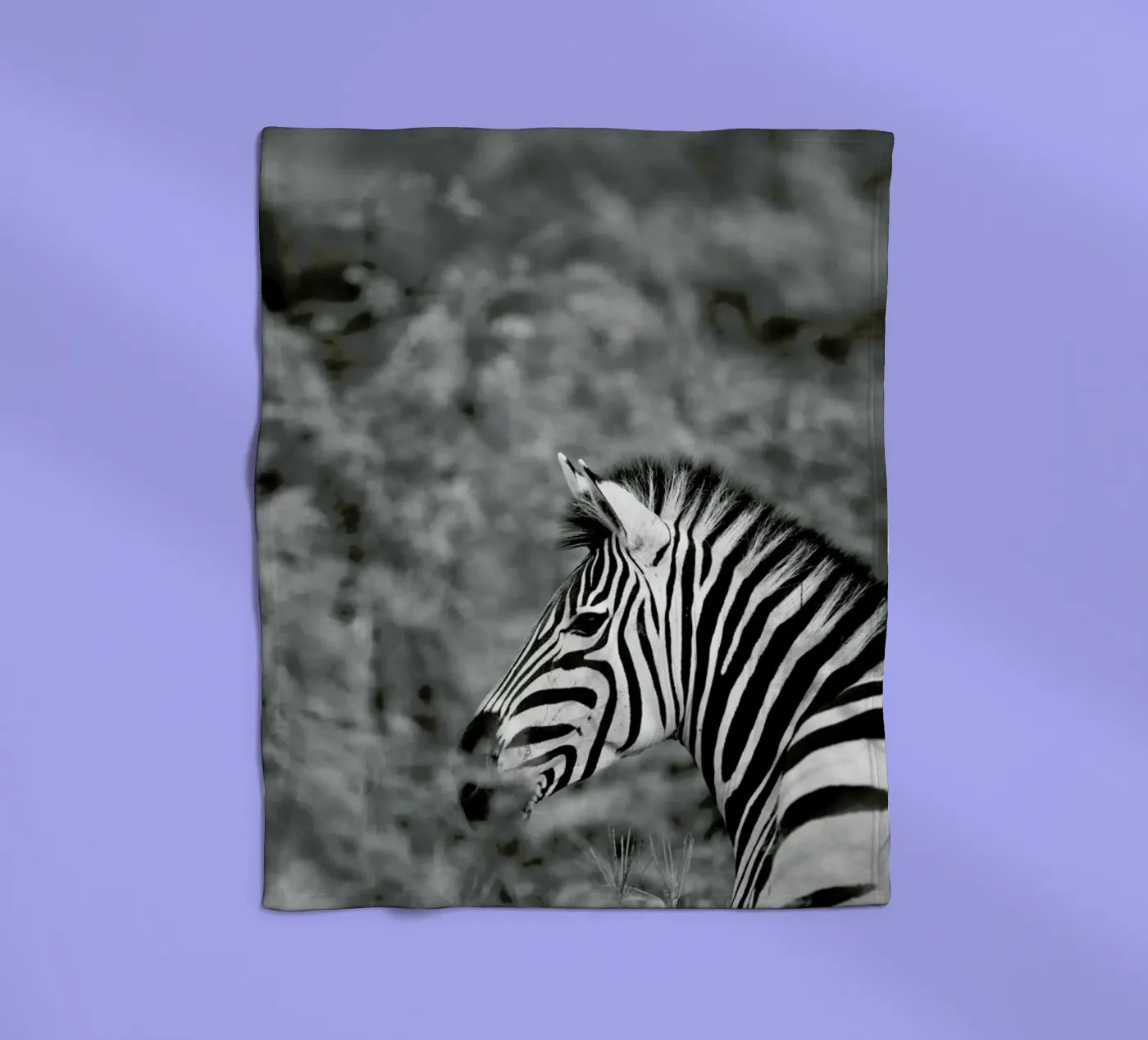 Zebra Fleecedecke von Shot By Clint