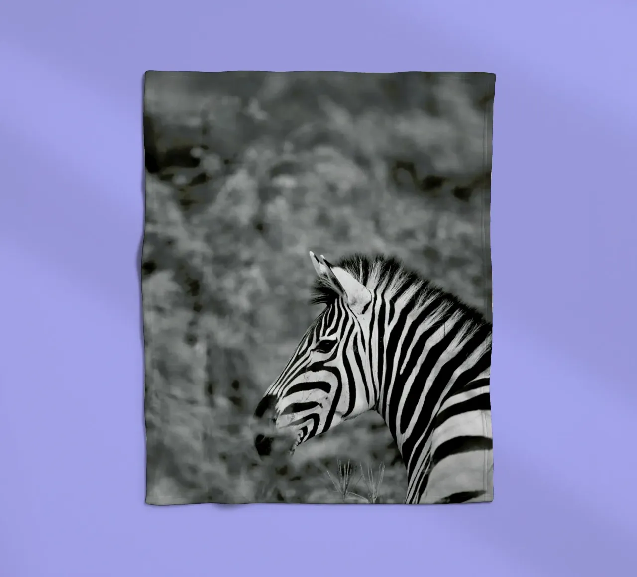 Zebra Fleecedecke von Shot By Clint