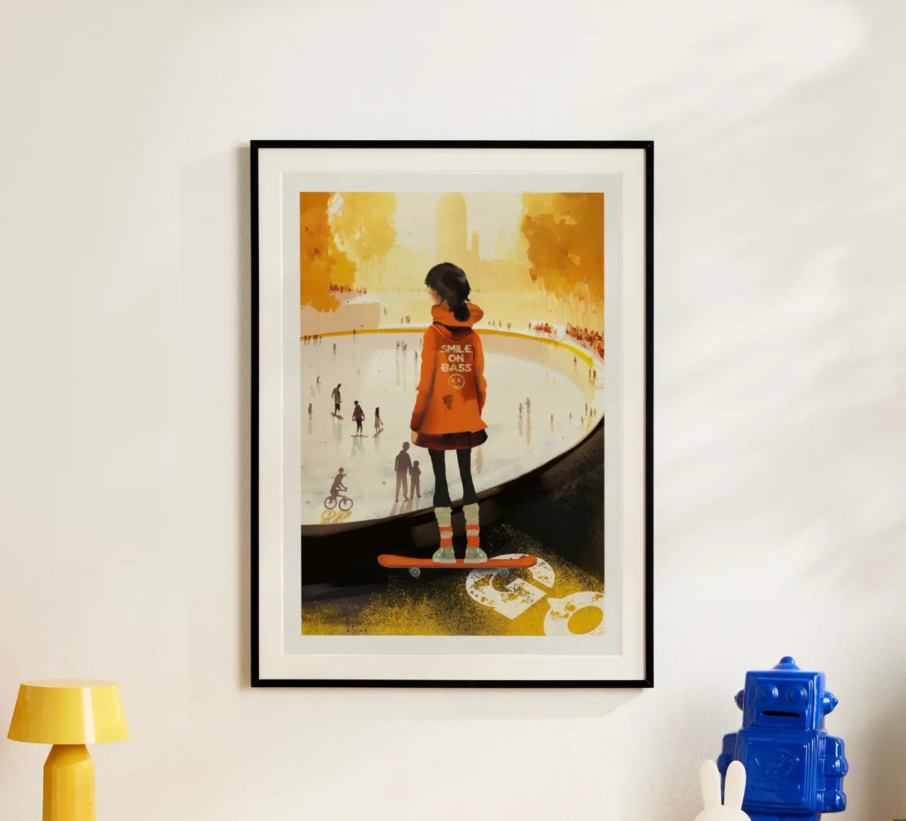 Skater Girl poster da lazydaypaper