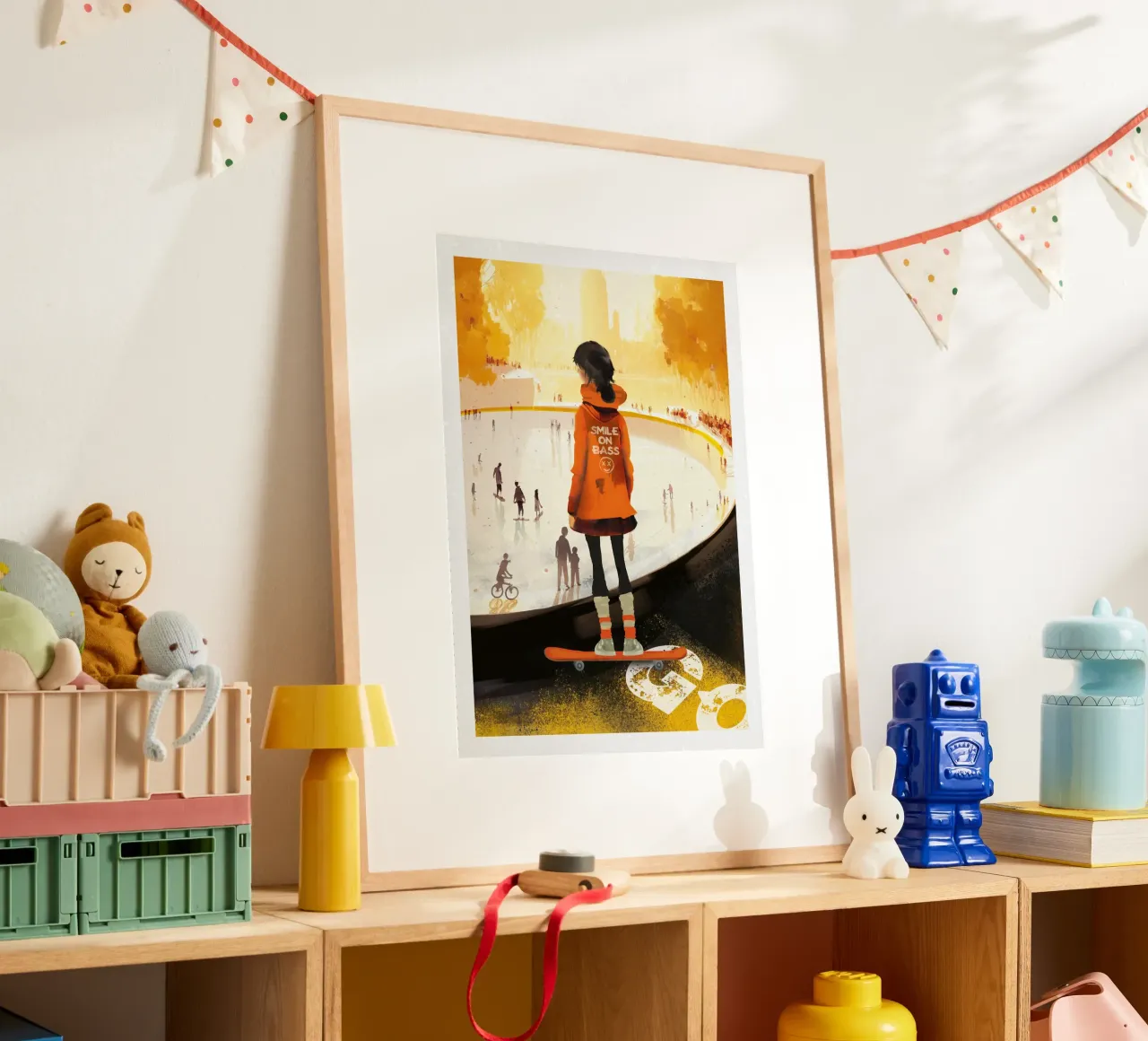 Skater Girl poster da lazydaypaper