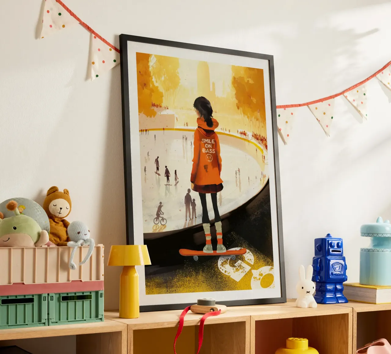 Skater Girl poster da lazydaypaper
