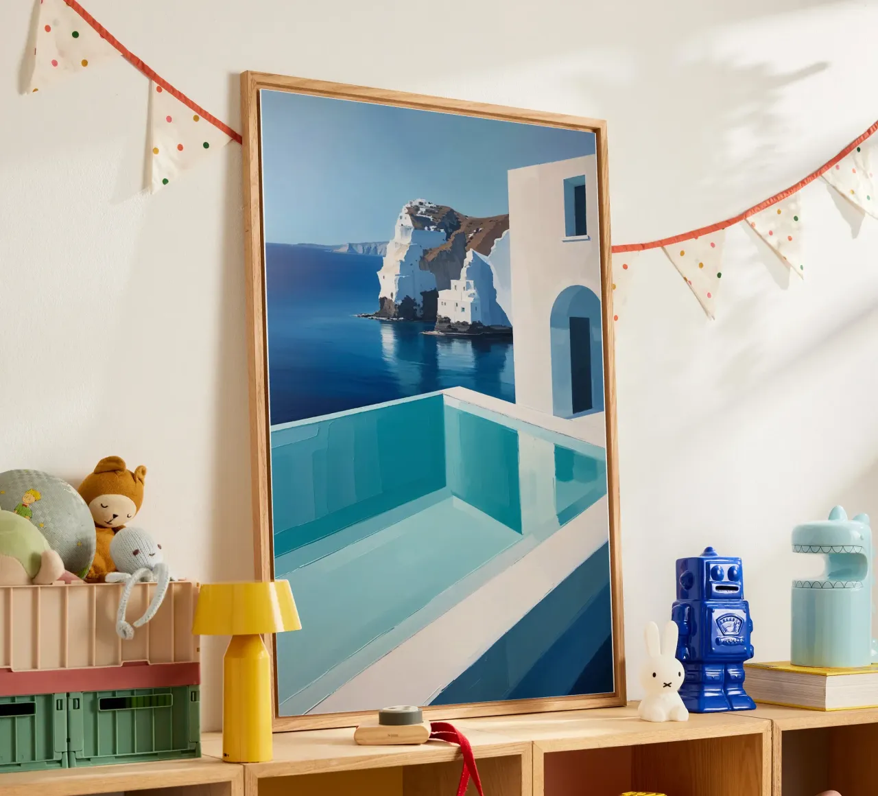 Infinity Pool Overlooking White Cliffs Acryl-Glas von AlbertKlee