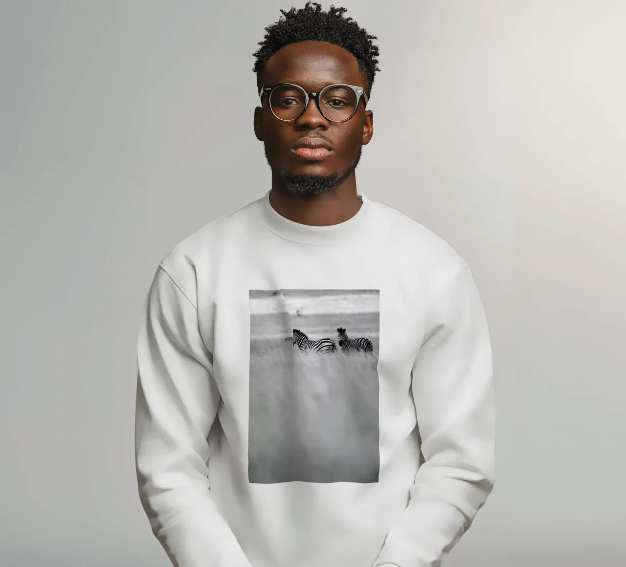 Zebra Pair sweatshirt by Shot By Clint